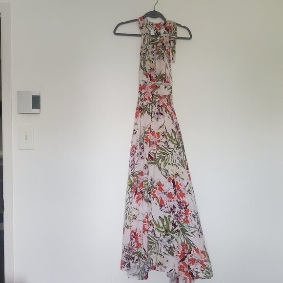 Abel the label Vienna floral halter tie back maxi dress - Picture 9 of 10